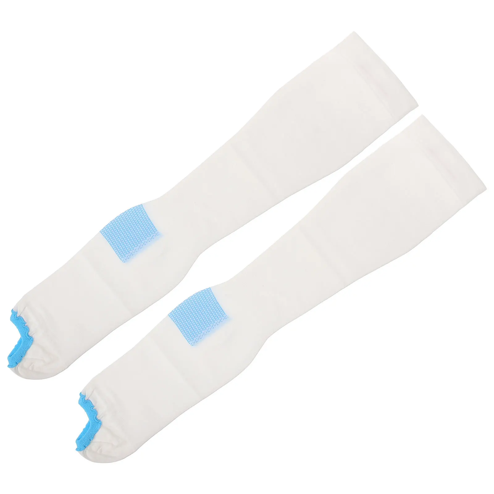 

1Pair Breathable Compression Socks for Women White Nursing Socks with Graduated Pressure for Leg Vein Care All-Day Wear Yoga