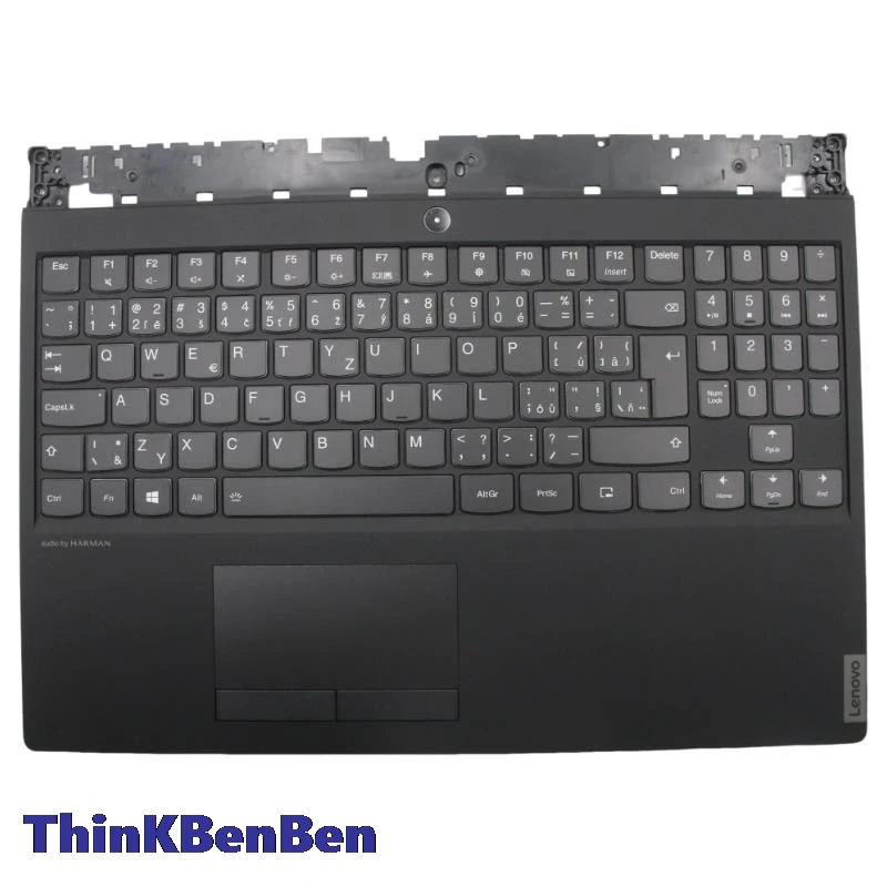 CZ Czech Black Keyboard Upper Case Palmrest Shell Cover For Lenovo Legion Y540 15 15IRH Y7000 2019 PG0 5CB0U42729