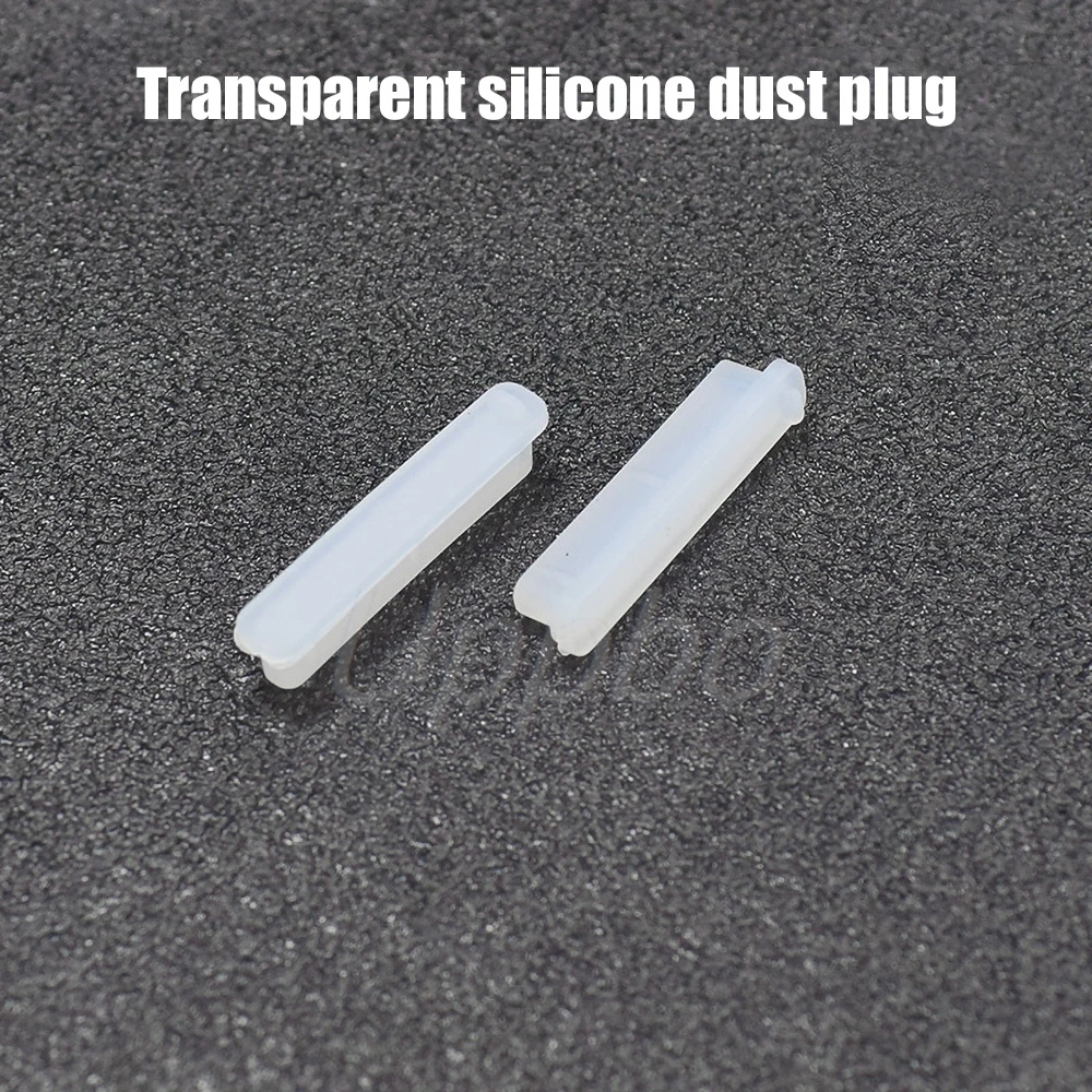 

9Pcs Transparent Silicone Dust Plug Stopper Port Protector For MacBook Laptop USB Type-C Jack Phone Computer Accessories