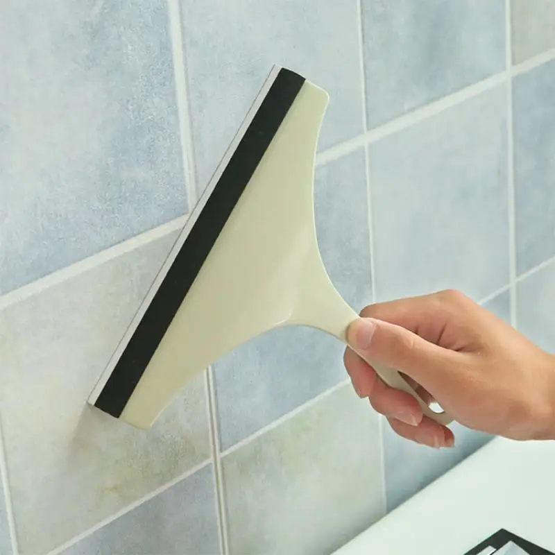 Multi-purpose Silicone Scraping Washing Wiper Household Bathroom Kitchen Glass Window Cleaning Tool Floor Surface Small Wiper