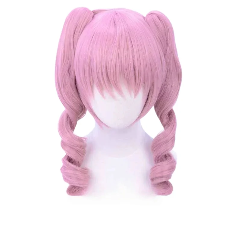 Game Steins Gate Akiha Rumiho Faris Nyan-Nyan Cosplay Costume Maid Dress Lolita Skirt Pink Wig Woman Cute Birthday Party Suit view 6