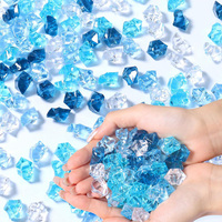 100pcs 11x14mm Crystals Plastic Gems Home Vase Decoration Multi colorful Diamond Ice Rocks Stones DIY Jewelry Toys Party Crafts