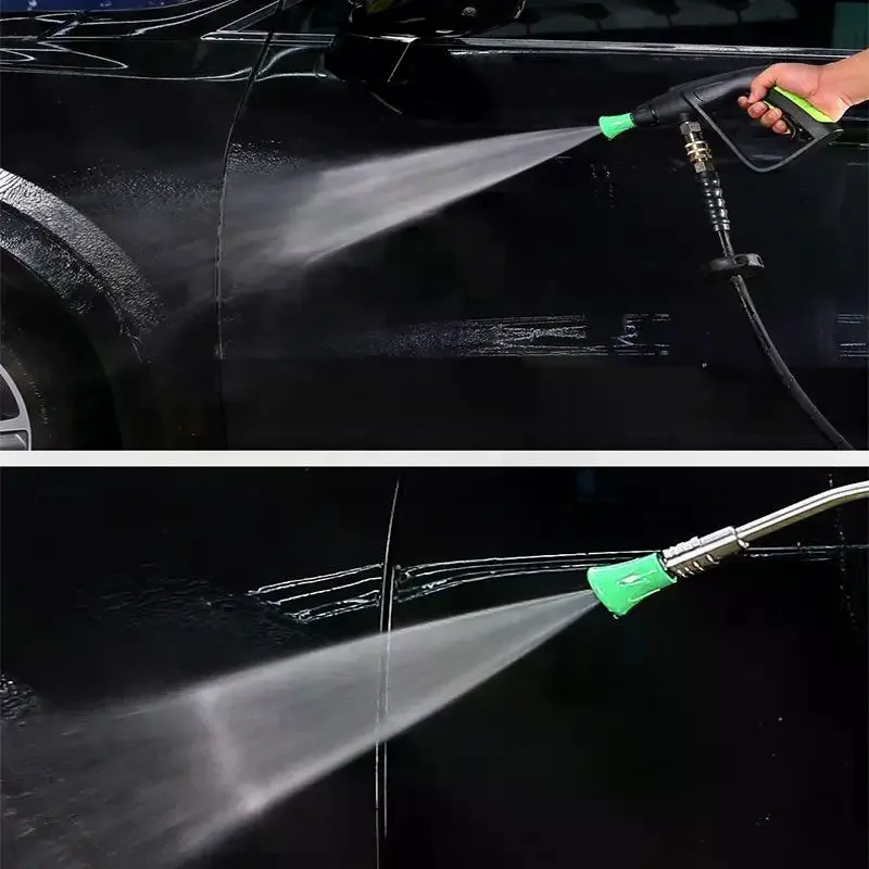 Quick Connect Stainless Steel Car Washer Sector Sprayer Nozzle Tips With Soft Rubber Sleeve High Pressure Wash  Nozzles
