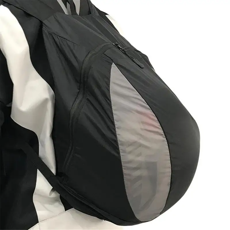 28L Motorcycle Bag Motorcycle Backpack Riding Helmet Bag Outdoor Fitness Basketball Sneakers Bag Portable Nylon Backpack