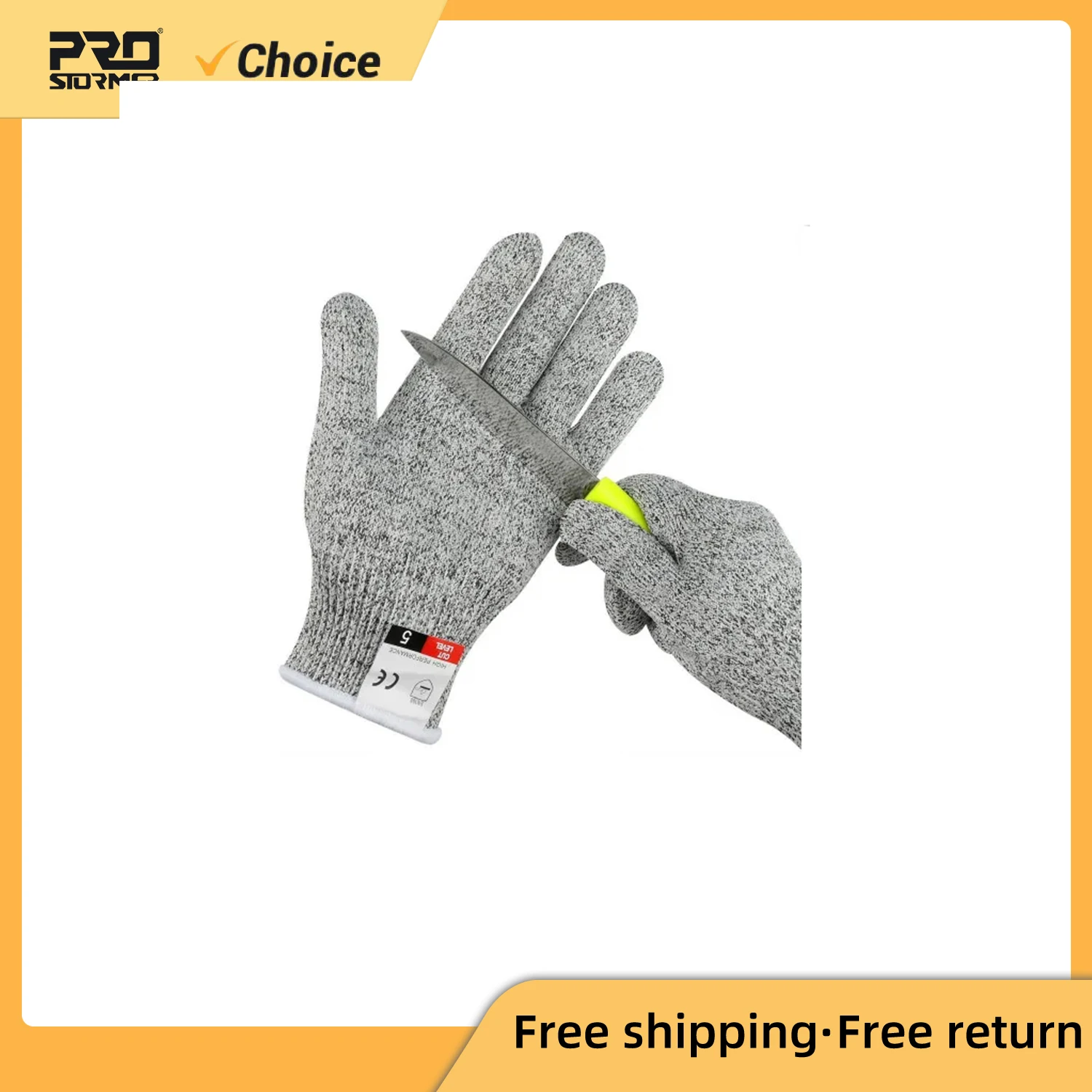 

White gray steel wire anti cutting gloves, anti slip tool gloves, wear-resistant process gloves, protective gloves for hand work