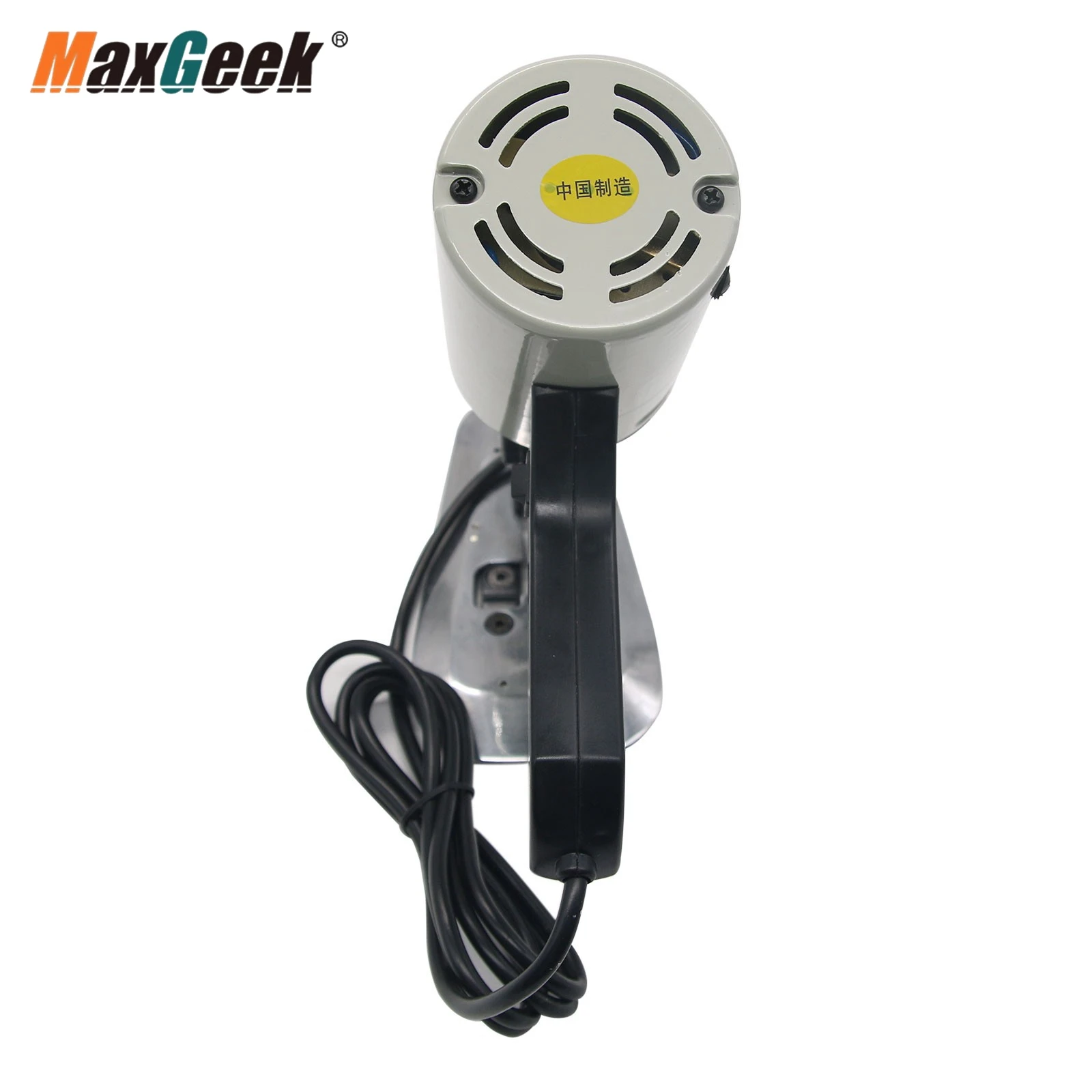 Maxgeek 90mm Blade Electric Cloth Cutter Fabric Cutting Machine Leather Cut Device Round Scissors