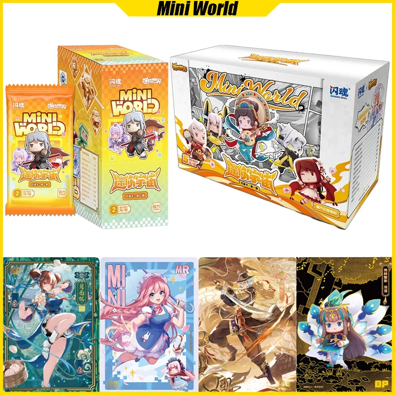 

Shining Soul Mini World Cards Mini Universe Аниме Коллекционные карты Mistery Box Настольная игра Игрушки Подарки на день рождения для мальчиков и девочек