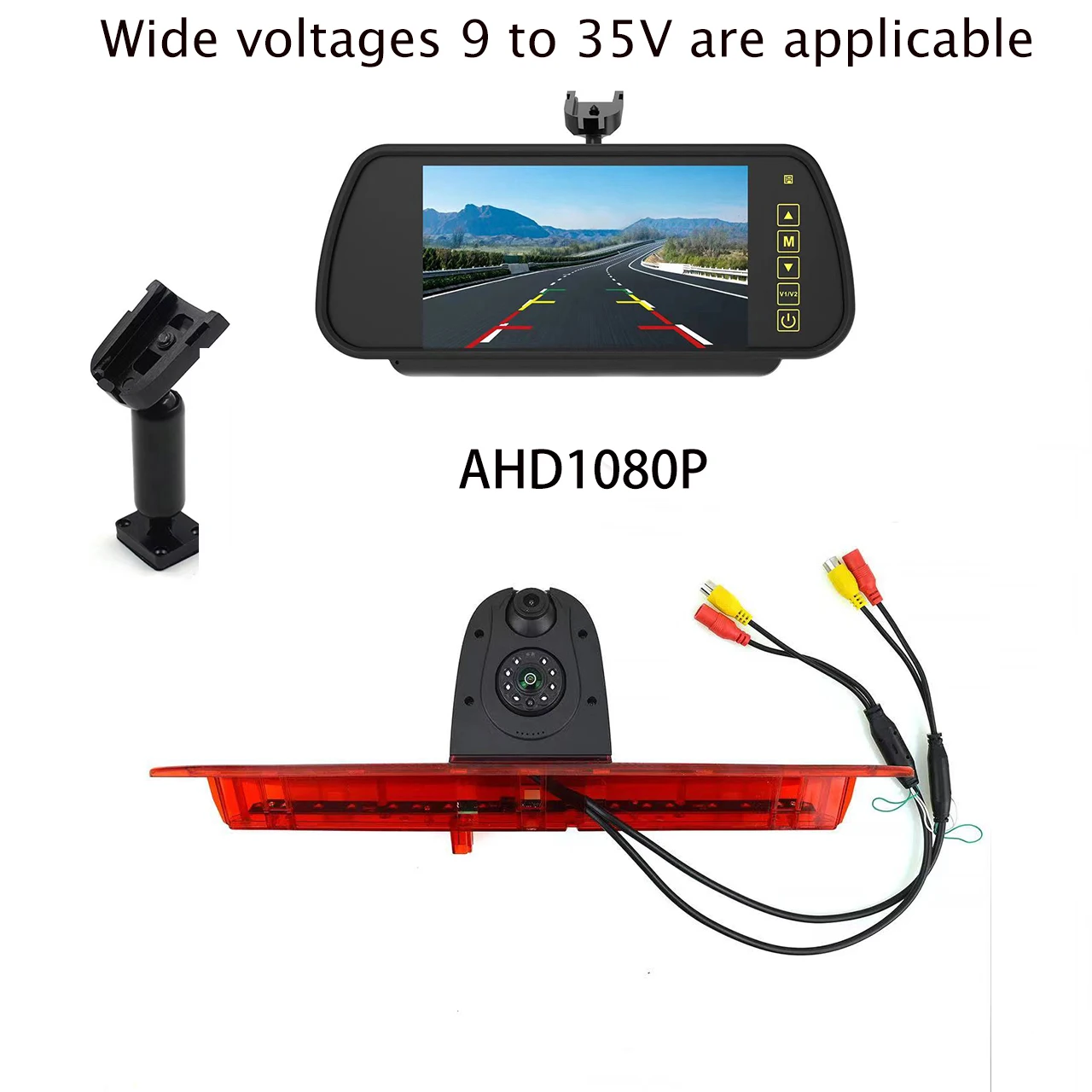 

for Car Rear View Camera Backup Reversing Camera With Monitor For Ford Transit 2014 2015 2016 2017 2018 Dual Lens Night Vision