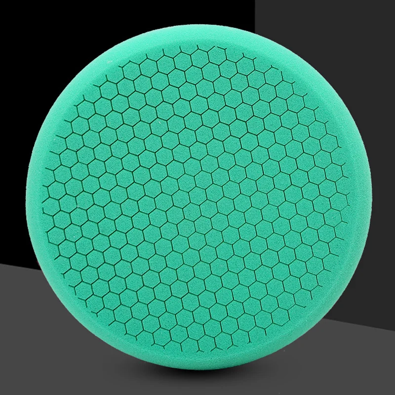 【MO】6-Inch Car Polishing Sponge Honeycomb Polishing Pad For Wheel Waxing DIY Car Paint Buffing Pad Automotive Detailing