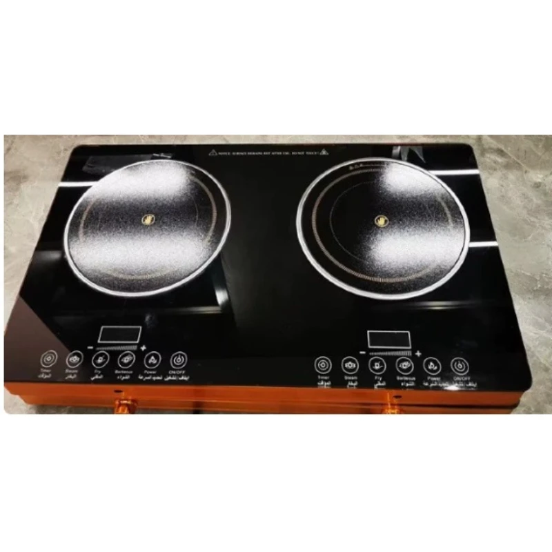 Household Double-head Electric Ceramic Cooker, Double-stove Desktop High-power, Light-wave Double-head Induction Cooker