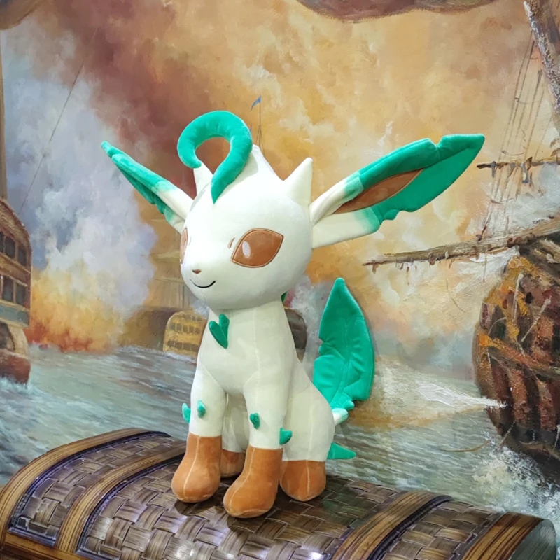 

50 см Leafeon Покемон большие плюшевые игрушки аниме милые куклы Мягкие Покемоны кавайная Подушка подарок на день рождения для детей