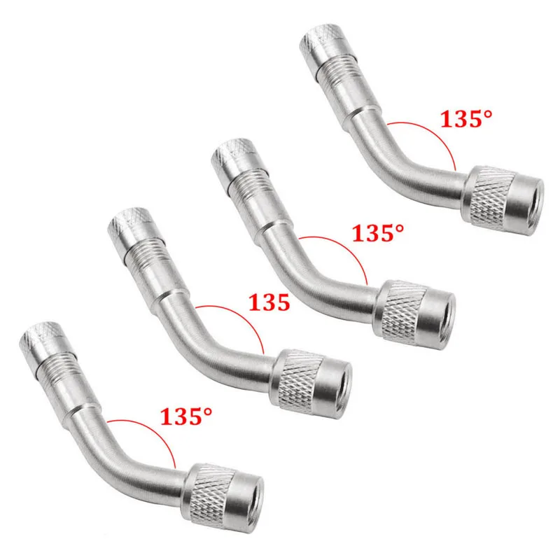 90/45/135 Degree Tire Valve Extension Adapter – Universal For Cars, Motorcycles, Scooters