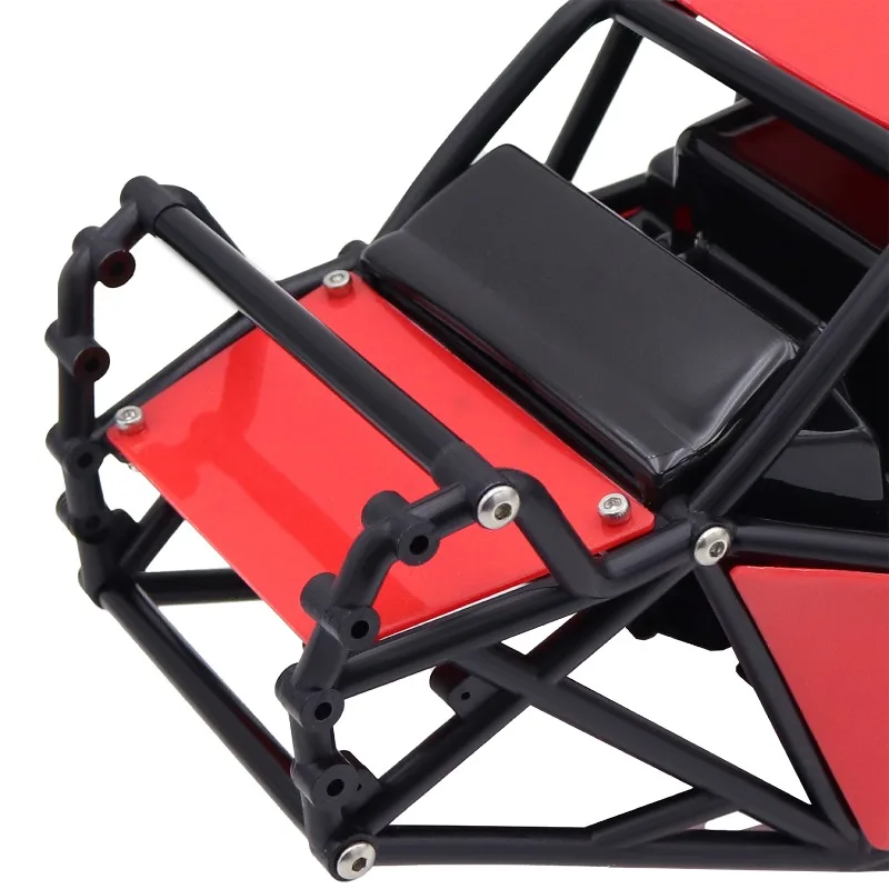 Quadro de gaiola para tubo de carro de plástico, para carro crawler 1/10 rc axial scx10 traxxas trx4 defender bronco, acessórios da moda diy