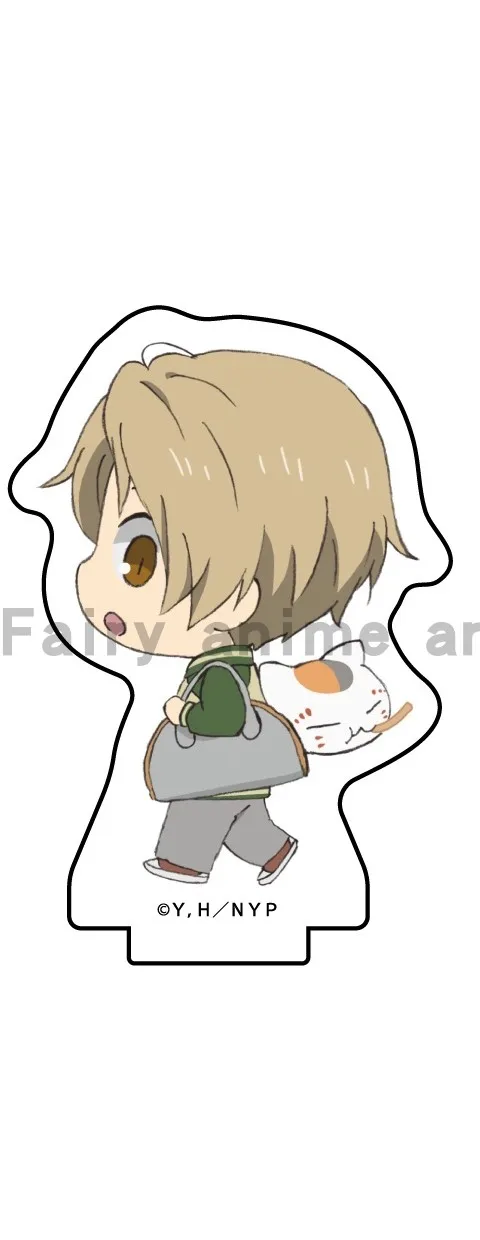 Game Nyanko-sensei Natsume Takashi Acrylic Stand Doll Anime Mini Figure Model Plate Cosplay Toy for Gift