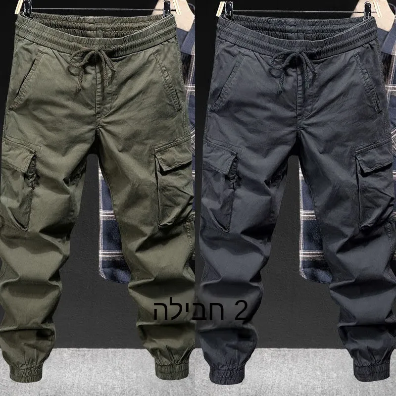Men's Workwear Pants Summer Anti-Tear Dirt Resistant Loose Fit Labor Protection Cuffed Trousers for Heavy Duty Use Polyester ...