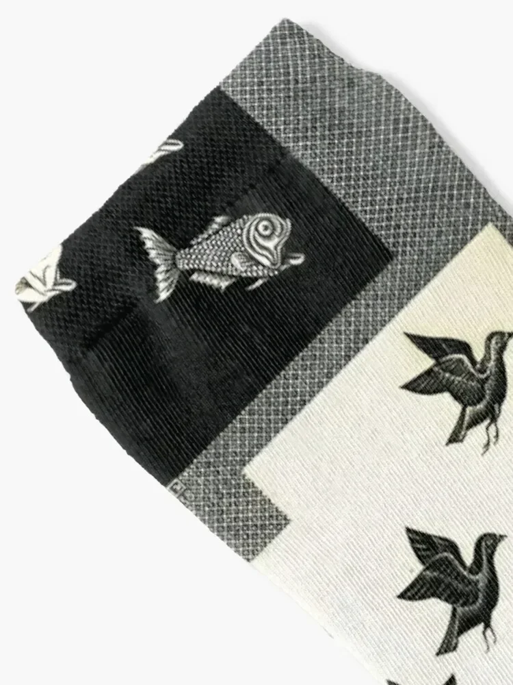Escher - Sky And Water II, 1938 Socks winter gifts Stockings gym football Socks Girl Men's