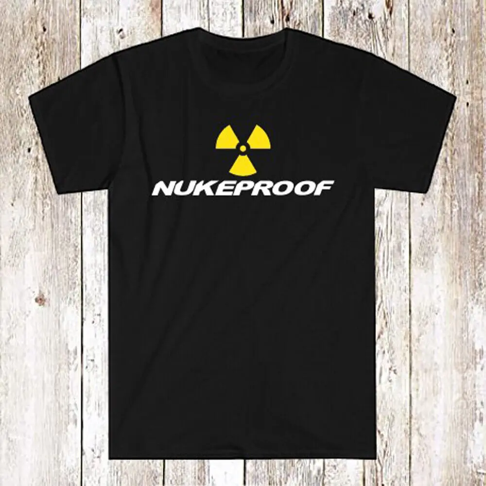 T-shirt nera da uomo Nukeproof Bike taglia S-5xl t-shirt da uomo con scollo a O Regular Fit per adulti t-shirt classica abbigliamento da uomo