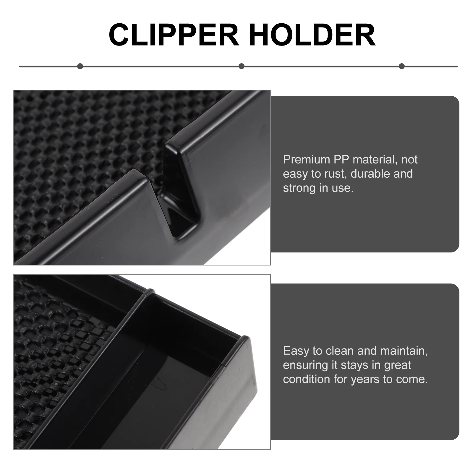 

Barber Station Organizer Clipper Holder Rack for 4 Hair Clippers Silicone Pad Professional Hair Stylist Salon Tools Storage