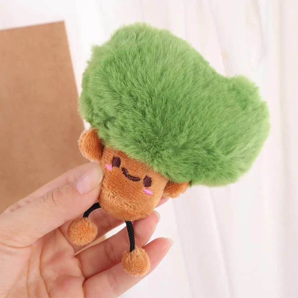 PP Cotton Heart Tree Plush Doll Keychain Jewelry Squeaks Love Tree Plush Key Chain Collection Cartoon Green Love Tree Pendant