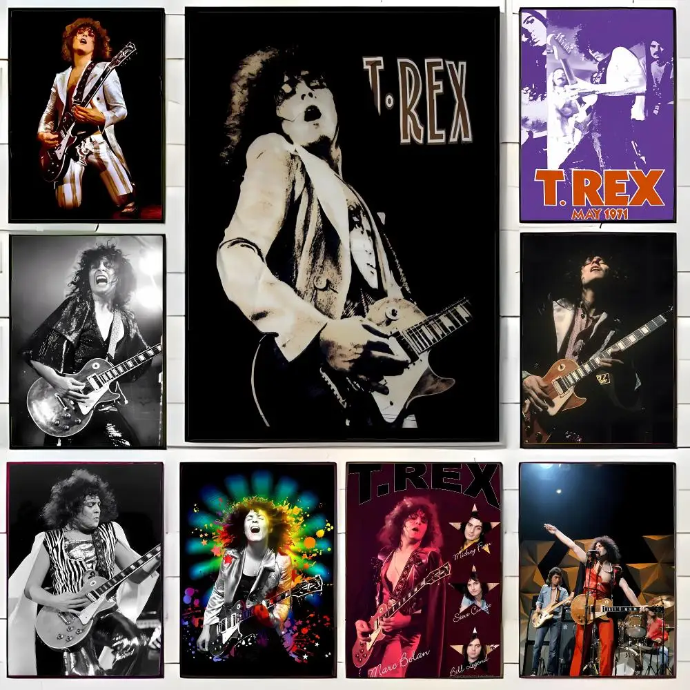 Vintage Rock Band T-T.Rex Poster Wall Art Print Decorative Mural Home Decor Gift Unframed