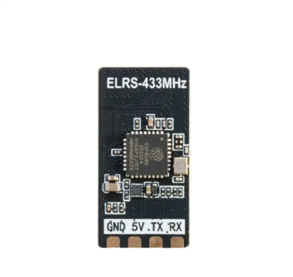 ELRS Nano 433Mhz RX Receiver with T Antenna 360mhz/500mhz Refresh 200Hz Rate CRSF Betaflight for RC Quadcopter Long Range Drones