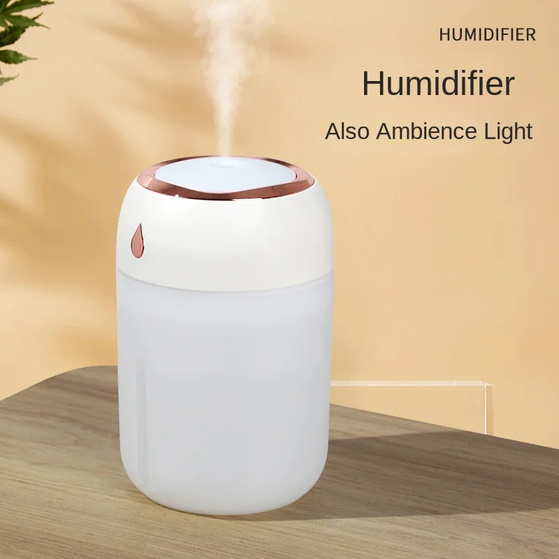 Portable Mini Humidifier 220ml Small Cool Mist Humidifier USB Personal Desktop Humidifier For Bedroom Travel Office Home