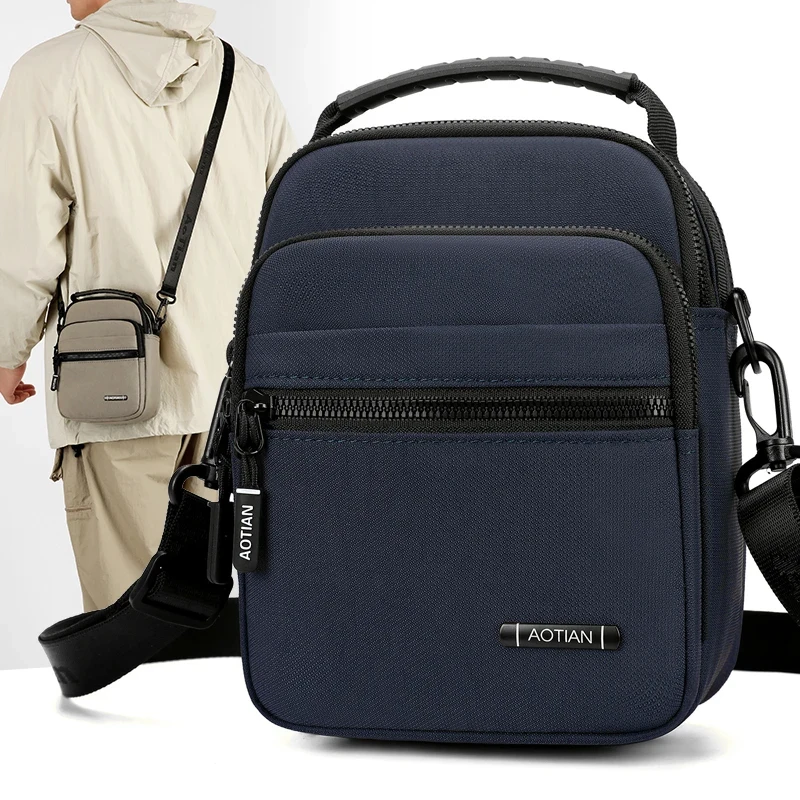 Crossbody Bags Sac Fashion Casual Men Handbag Shoulder Bag High Quality Nylon Messenger Bag For Men Top Handle Design Men's Bag