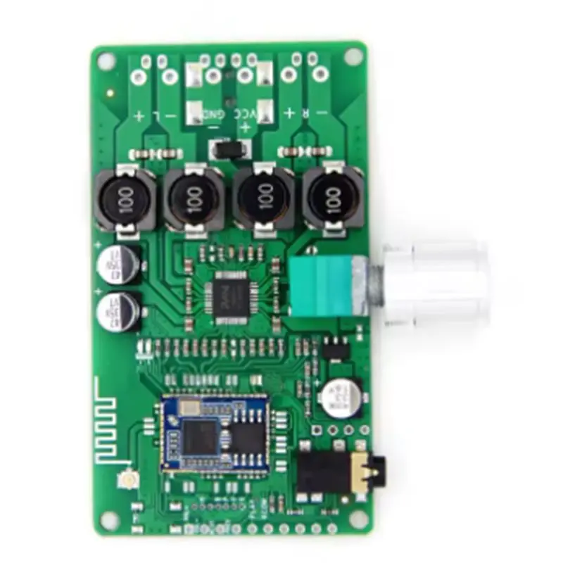 [B24B!】 LDAC Bluetooth 5.1 Qualcomm QCC5125 Lossless Decoding Knob AUX Input APTXHD Power Amplifier Board 10W 20W