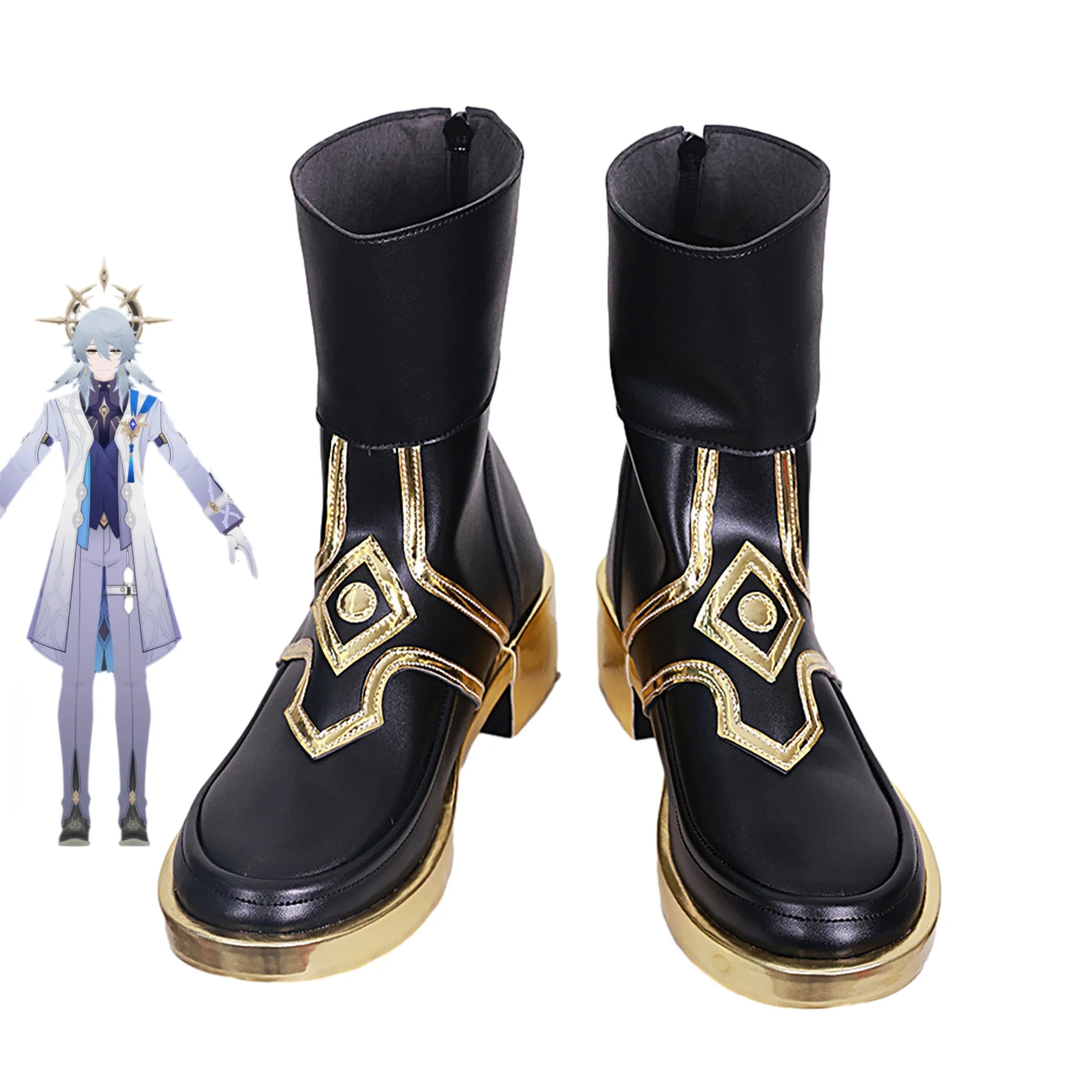 Game Honkai Star Rail Boothill Boots Cosplay Shoes