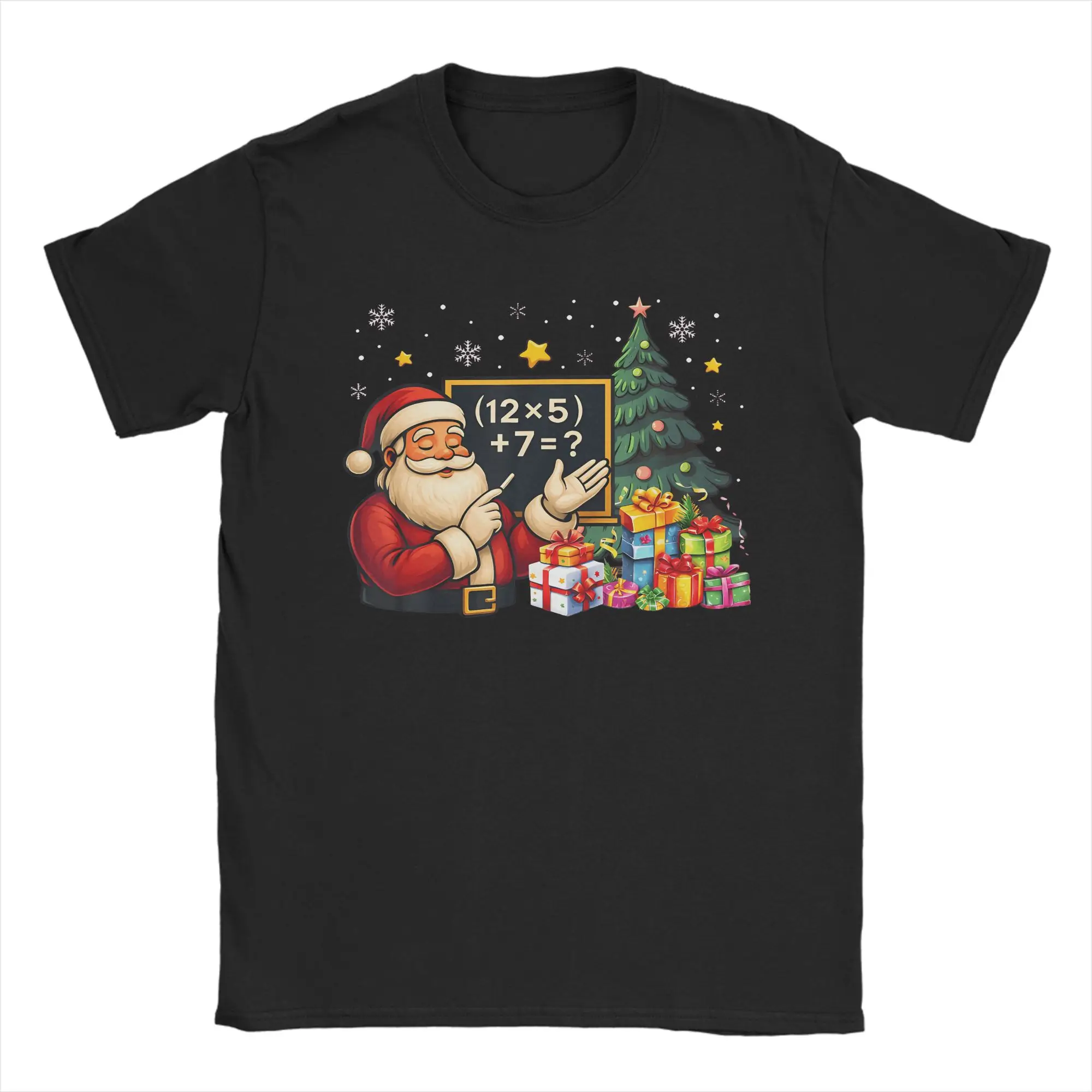 

Harajuku T Shirt Beach 67 Teacher Santa Christmas Six Seven Meme Brainrot Math Xmas Novelty T Shirts Cotton Tee Shirt for Man