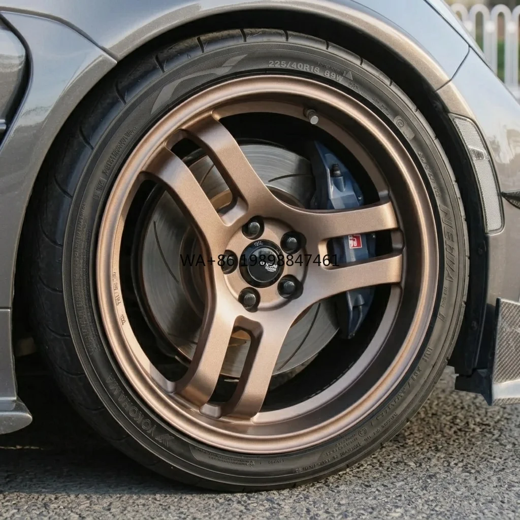 Rines de Aleación Forjados JDM de 16, 20 y 22 Pulgadas, 8/12J, 5x112/5x114.3 PCD, de Tres Radios, para Autos Nismo