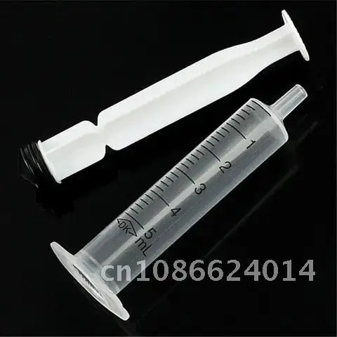 Wholesale 5pcs 10pcs 20pcs 50pcs 100 Pcs New Slim Nutrient Injection Syringe Solute Mixture Cartridge 5 mL