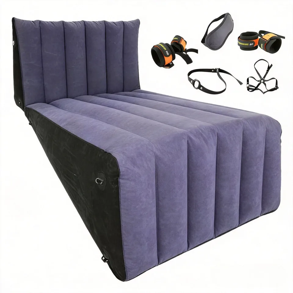 Wedge Pillow Cushion For Couples Position Adult Toy Women Couple Furniture Portable Ramp Support Triangle Position Sex Furniture