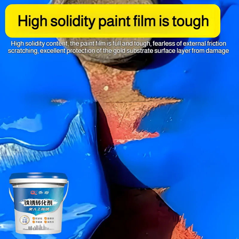 Rust Converter Rust Remover No Sanding Required Water-Based Metal Primer Corrosion Protection Spray Paint Eco-Friendly Quick-Dry