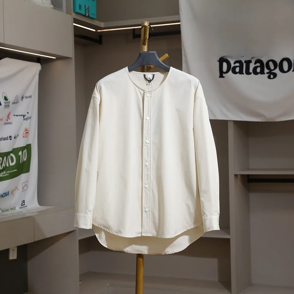 

Resistant to Rain And Wind Outdoor Shirt Coat Men Women Loose Fit Check Texture Wear Resistant Breathable Skin Friendly Sunsc...