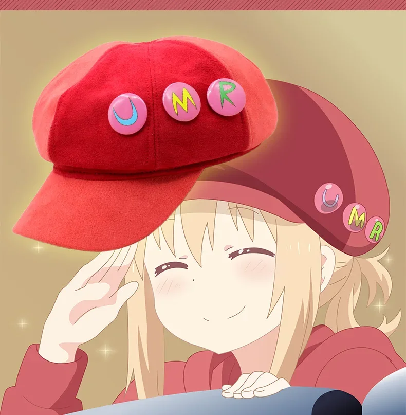 Hot Sale Japanese Anime Himouto! Umaru-chan Doma Umaru Beret Cotton Hat Girl Women Lolita Kawaii Cap Cosplay Prop Leisure Hat