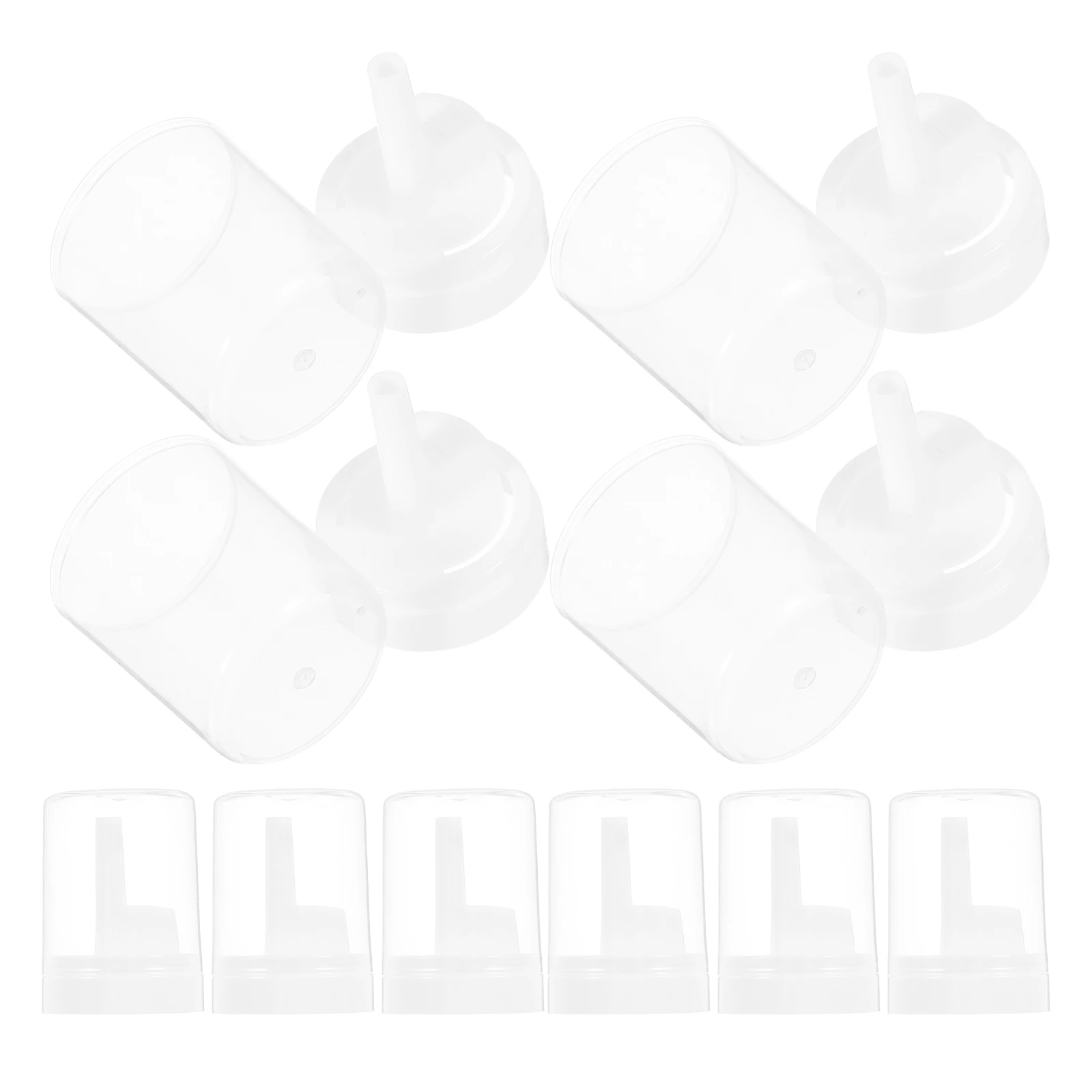 

10Pcs Integrated Nozzle For Can Fountain Spray Shaving Foam Mousse Facial Mask Lid Portable Soap Dispenser