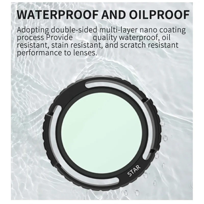 ABGN NIGHT เลนส์กรองสําหรับ DJI Avata 2 Drone กันน้ํา Anti Whiteout เลนส์ป้องกัน Drone อุปกรณ์เสริม