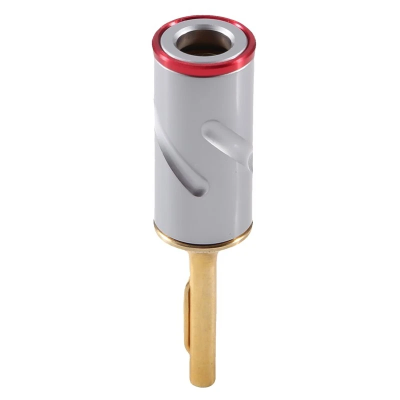 T31C-For Speaker Cable Banana Plug 24K Gold Plated/Rhodium Plated Pure Copper Banana Connector