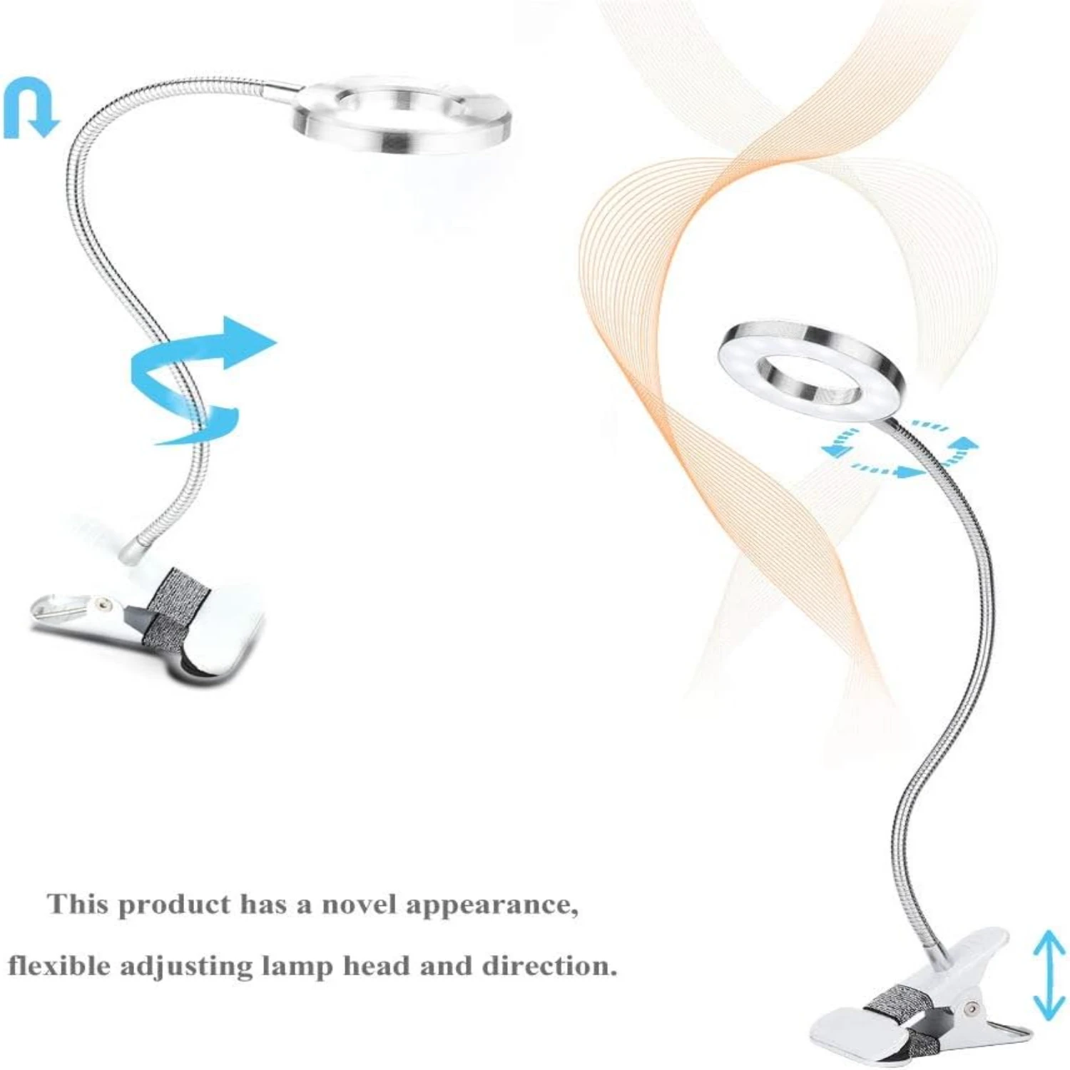 

Sleek, Adjustable USB LED Desk Lamp with Modern, Flexible Brightness Control for Enhanced Comfort and Ambiance. Dimmable Setting
