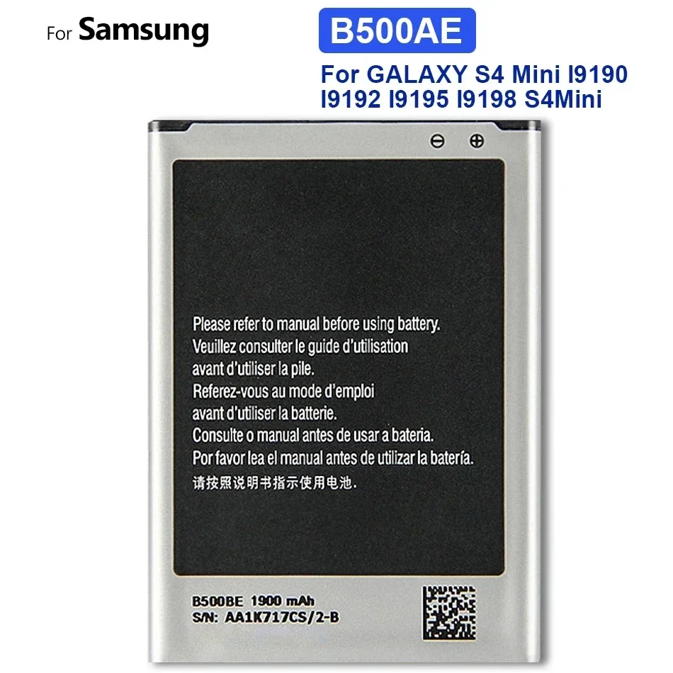 Batería para Samsung Galaxy S2 Gt I9100 I9300 I8160 S3 Mini S7562 S4 Mini I9505 B600be I9192 B500be S5 Mini I9600 G900 G900f G800