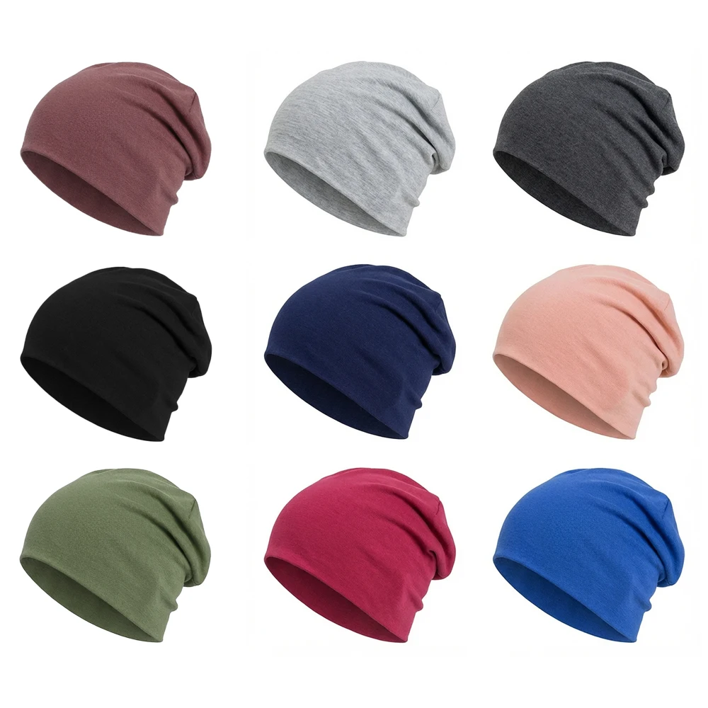 Männer Frauen Beanie Gestrickte Dehnbare Slouchy Cap Unisex Leichte Frühling Outdoor Sport Freizeitkleidung – Detail 10