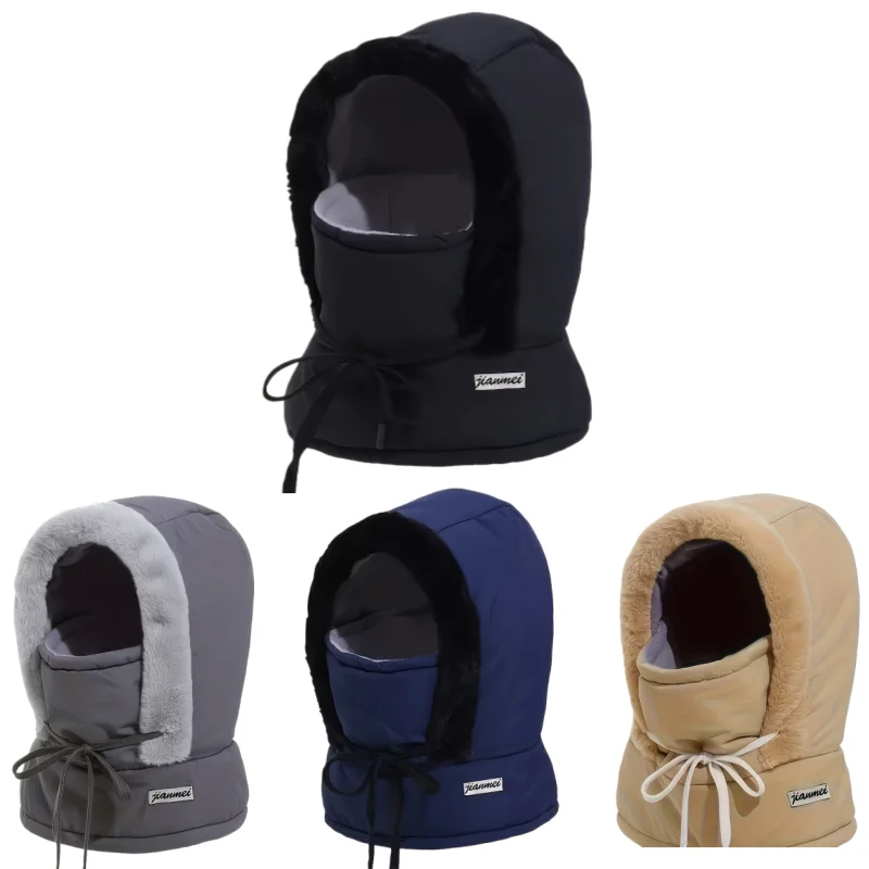 4 Color Variants Offered, Adjustable Windproof Warm Ski Cap for Biking, Unisex Fit