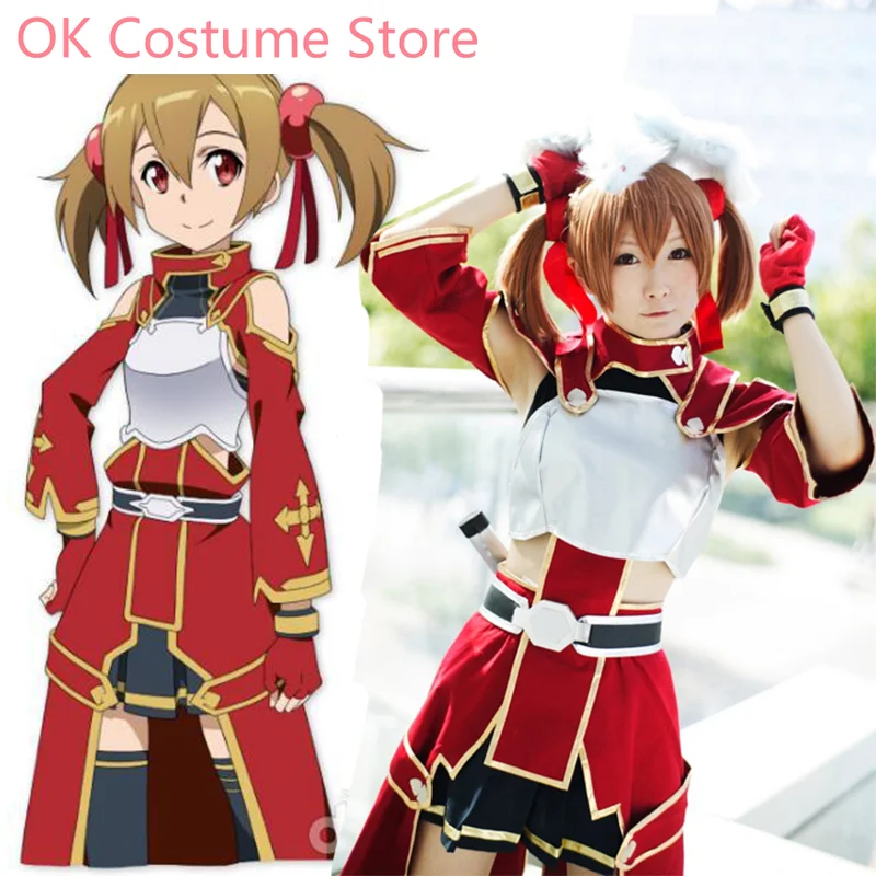 Sword Art Online SAO Cosplay Keiko Ayano/Silica Cosplay Costume Halloween Uniform Cos Anime Clothing