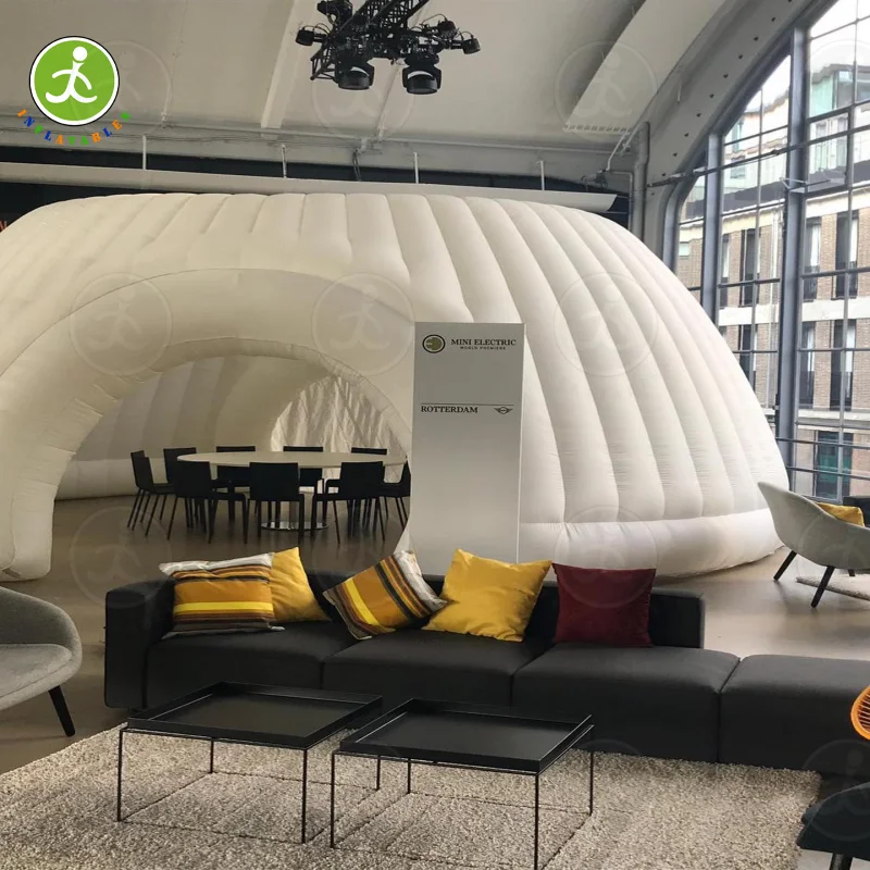 

New White Igloo Tent Diode Light Inflatable Panoramic Dynamic 360° Space - Suitable for parties, conferences, event exhibitions