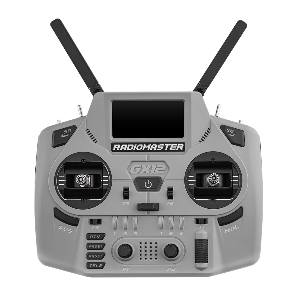 

RadioMaster GX12 Crush Fully CNC Aluminum 3D Digital Hall Gimbal ExpressLRS Radio Controller Transmitters