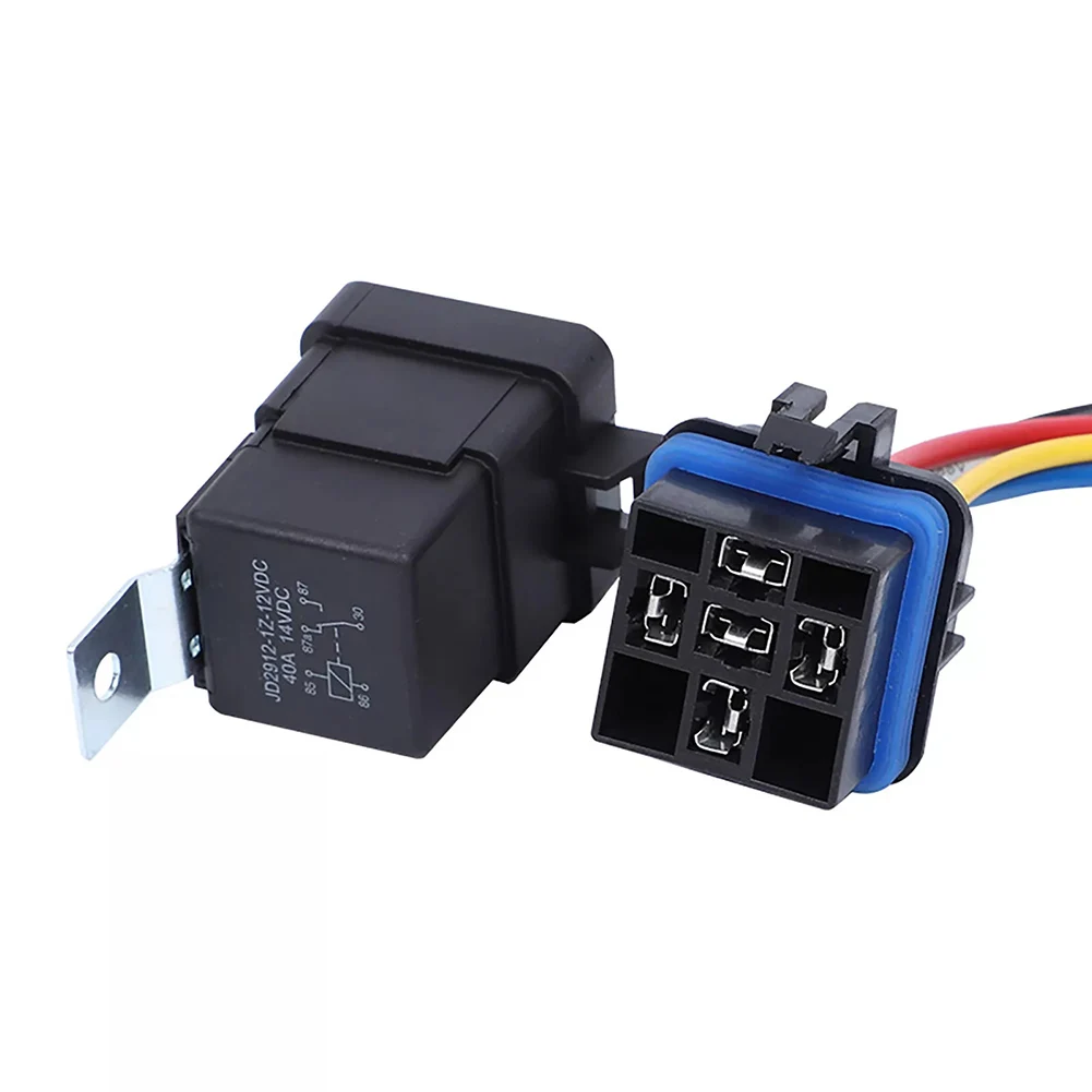 Heavy Duty Automotive Relay Kit Waterproof Construction 12V and 40A Switching Capability for Boat and Car Applications