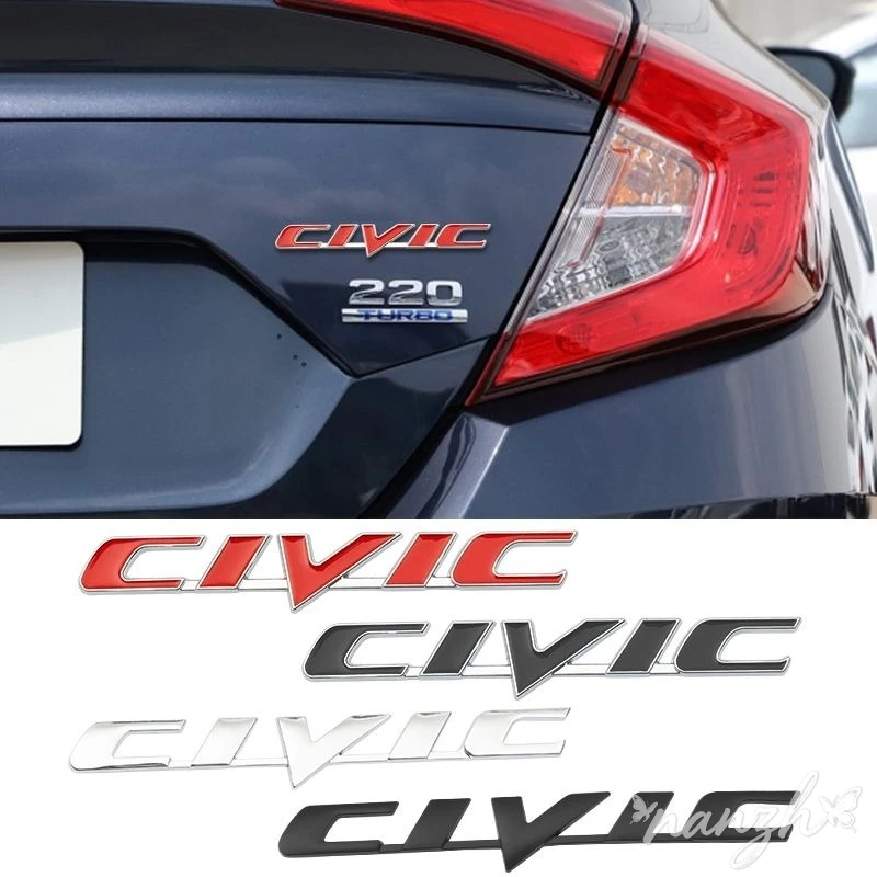 

Car Styling AWD Logo Car Body Badge Sticker NEW 3D Metal For Honda Civic Fit Jazz Accord Pilot CRV Odyssey Passport City Vezel