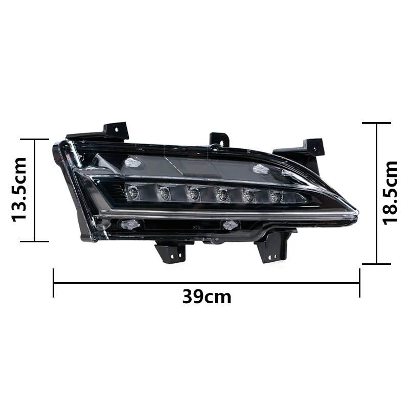 FJ7Z-13200-B FJ7Z-13200-A LED المصد الأمامي النهار تشغيل ضوء مصباح الضباب اكسسوارات السيارات لينكولن MKC 2014 - 2019 #3