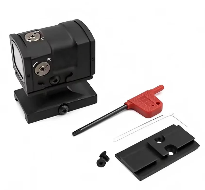 ACRO P2 Red Dot Sight All-Metal Glue Mount Version High Transparent Optic 3.5MOA Compact Reflex Sight Shockproof with Adapter